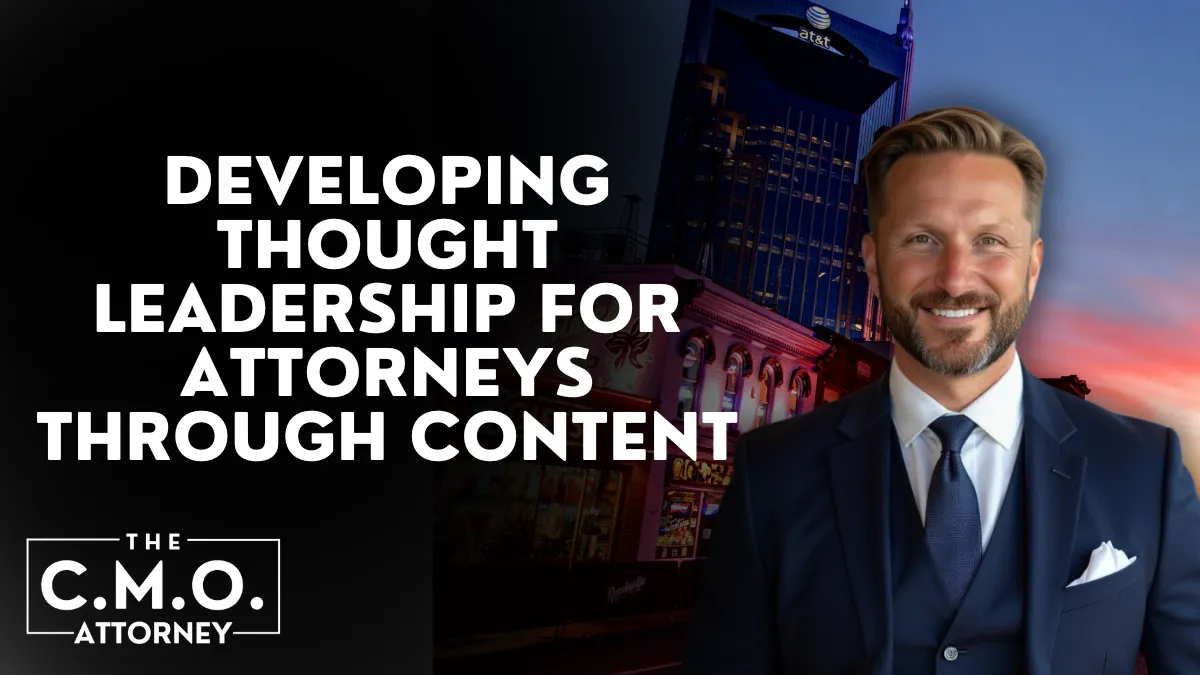 Thought leadership marketing for attorneys is not just an advantage—it is a necessity. To rise above the noise, attorneys must establish themselves as trusted authorities in their areas of expertise. At The CMO Attorney, we know that effective thought leadership transforms legal professionals into influencers, educators, and visionaries who attract high-value clients and build lasting reputations.