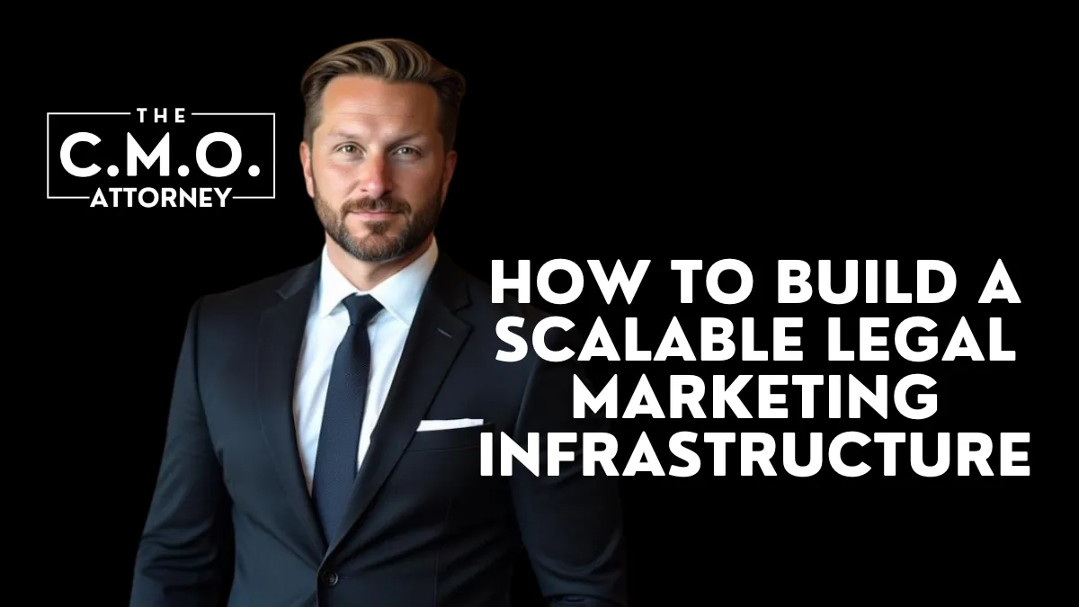 Scalable marketing for law firms is not just a trend but a necessity for firms aiming to grow efficiently and sustainably. At The CMO Attorney, we specialize in crafting scalable marketing systems that allow law firms to attract, convert, and retain high-value clients at every stage of growth. A well-developed marketing infrastructure is critical for success, enabling firms to generate consistent leads while adjusting seamlessly as they expand.