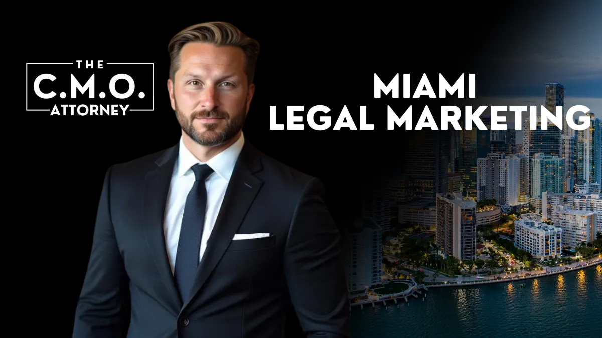 In the highly competitive legal market of South Florida, effective marketing for Miami law firms is no longer optional—it's a necessity. Law firms in Miami face a unique set of challenges, from the dense saturation of firms in key practice areas to a diverse, multilingual population that demands culturally nuanced messaging. That’s where The CMO Attorney steps in. We specialize in providing tailored, data-driven strategies designed to elevate your firm’s visibility, authority, and client acquisition in the vibrant and fast-paced Miami market.