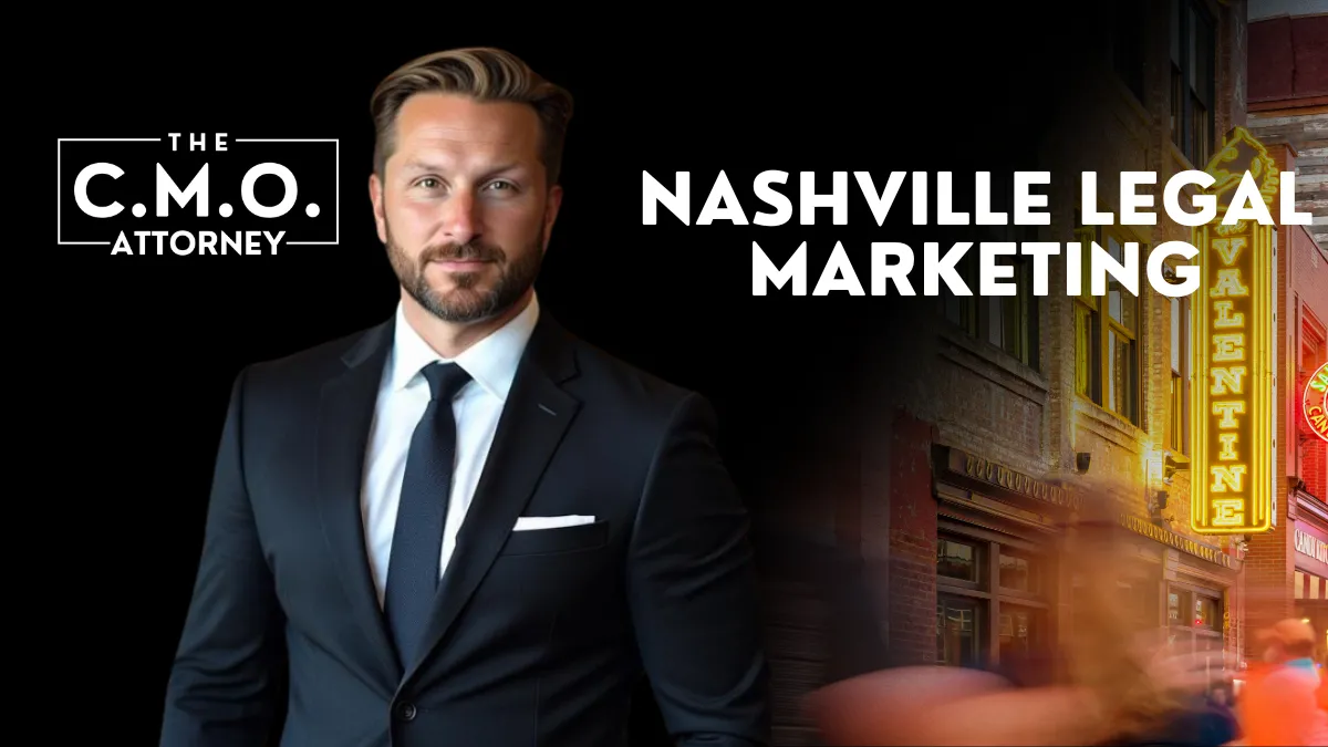 Mastering marketing for Nashville law firms is essential for any law practice aiming to thrive and grow. Nashville’s legal market is crowded with talented attorneys, each competing for the attention of potential clients. At The CMO Attorney, we specialize in providing fractional Chief Marketing Officer services tailored specifically for law firms. Our goal is to elevate your firm’s brand visibility, attract quality clients, and maximize your marketing ROI through strategic, data-driven marketing for Nashville law firms.