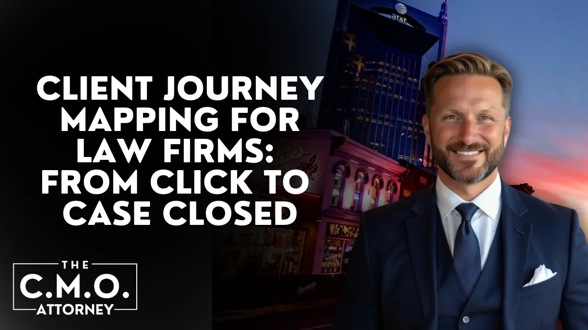 Legal client journey mapping is the strategic process of visualizing and optimizing every touchpoint a potential client has with a law firm — from their first interaction online to the final resolution of their case. At The CMO Attorney, we leverage this powerful tool to help law firms create tailored experiences that convert clicks into clients and inquiries into signed cases.