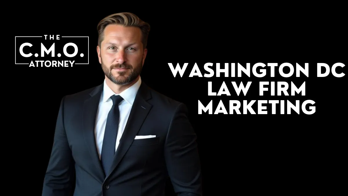 Washington DC law firm marketing is no longer about traditional tactics and outdated advertising strategies. In one of the most competitive legal markets in the country, law firms must evolve or risk falling behind. At The CMO Attorney, we bring unmatched insider experience—led by a former Chief Marketing Officer of a major national law firm—to help you dominate the local legal market and stand out from the crowd.