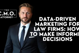 In the rapidly evolving digital world, law firms must adapt to stay competitive. A data-driven marketing approach is crucial for making informed, effective decisions that maximize ROI, streamline client acquisition, and enhance overall visibility. Data-driven marketing for law firms is not just a buzzword—it's a necessity for law firms that want to make strategic decisions based on measurable outcomes. With The CMO Attorney, law firms can leverage the power of data to unlock their true potential and craft targeted marketing campaigns that drive real, impactful results.