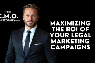Maximizing legal marketing ROI is not just a strategy—it’s a necessity for any law firm looking to stand out and secure new clients. At The CMO Attorney, we focus on crafting tailored marketing campaigns that yield the highest possible returns on investment. From SEO to video marketing, every component of your campaign should be designed to bring measurable results. We’ll walk you through the most effective strategies for maximizing legal marketing ROI and show you how your firm can dominate the market with a smart, results-driven marketing approach.