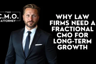 Long-term law firm marketing growth is vital for ensuring a consistent and thriving practice. The legal market has changed significantly, and law firms that are focused on long-term success need to embrace innovative strategies and leadership. One such approach is integrating a fractional Chief Marketing Officer (CMO) into the firm’s operations. A fractional CMO, like the one at The CMO Attorney, offers law firms the expertise and direction needed to achieve long-term growth without the financial commitment of a full-time hire. This article explores why law firms need a fractional CMO for sustainable long-term law firm marketing growth, providing detailed insights on the benefits and strategic advantages of this crucial role.