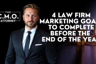 As the calendar winds down, many law firms focus on closing out cases, managing budgets, and preparing for the new year. However, this is also the perfect time to evaluate your year-end law firm marketing goals. Strategic marketing at the end of the year can help your firm strengthen its digital presence, retain clients, and attract new leads going into the next fiscal cycle.
